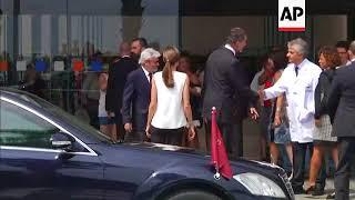 King Felipe VI and Queen Letizia meet victims of Barcelona attack