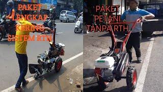 Cultivator quick cakar baja sistem rth dan paket petani