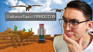 MAHDOTON VAIKEUSTASO Minecraftissa