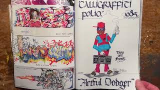 Flipthrough - Old School Blackbook graffiti magazine 2023 - Artful Dodger Zaki Merc Don Skore