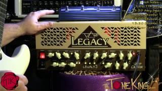 Carvin Legacy 3 - FULL DEMO  22 minutes  Steve Vai Signature Series Guitar Amp