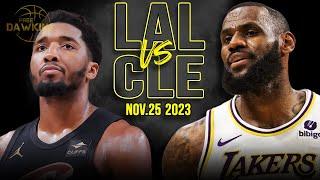 Los Angeles Lakers vs Cleveland Cavaliers Full Game Highlights  Nov 25 2023  FreeDawkins