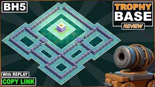 NEW BEST Builder Hall 5 Base 2022 COC BH5 Base COPY Link - Clash of Clans