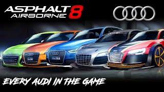 Asphalt 8 Full Audi Showcase Every Car in-game