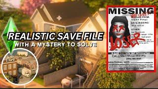 REALISTIC SIMS 4 SAVE FILE WITH A MYSTERY TO SOLVE LORE DRAMA DEPTH  Life is Strange Inspired 
