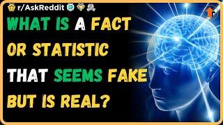 What is a fact or statistic that seems fake but is real? rAskReddit