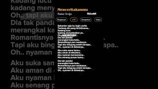 Lirik Lagu Menceritakanmu-Batas Senja   #baper #laguterbaru #viraltiktok