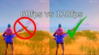 Which is better 60fps or 120fps on PS5? Fortnite Battle Royale 4k 60fps