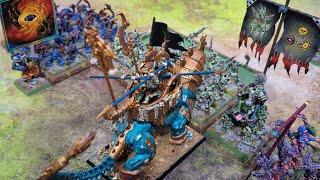 Warhammer The Old World Battle Report  Tomb Kings Vs Daemons of Chaos 2000pts