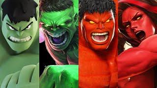 Marvel Avengers Hulk Gameplay Spider-Man She-Hulk Iron Man Captain America Thor Battle Gameplay