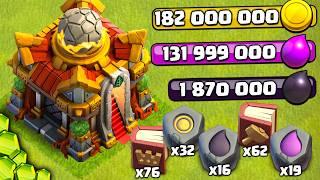 We Got Town Hall 16 Spending Spree on the Update Clash of Clans