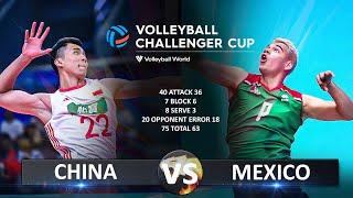 China vs Mexico - Quarter Finals  Mens Volleyball Challenger Cup 2024