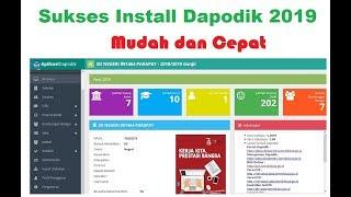 Cara Mudah dan Cepat Instal Dapodik Versi 2019