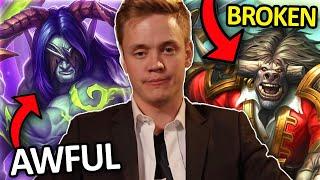 Ex Pro Hearthstone Player Tries to Guess How Good Hearthstone Cards Are w Reynad​