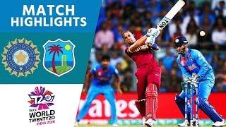 Simmons & Russell Upset Hosts  India vs West Indies  ICC Mens #WT20 Semi-Final 2016 - Highlights