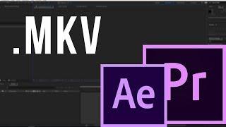HOW TO IMPORT MKV FILES INTO AFTER EFFECTS OR PREMIERE PRO