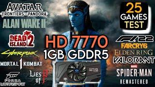 Amd HD 7770 1GB Test In Early 2024  Test In 25 Games  HD 7770 In 2024