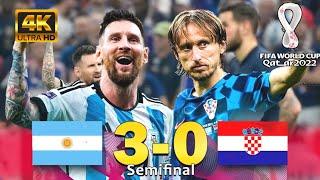 Argentina 3 x 0 Croatia ● FIFA WORLD CUP QATAR 2022 Semi Final  Extended highlights & Goals
