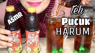 ASMR TEH PUCUK HARUM  segar MINUM TEH  ASMR INDONESIA