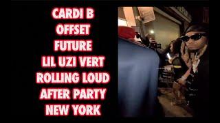 CARDI B OFFSET FUTURE LIL UZI VERT ROLLING LOUD AFTERPARTY NYC 2022 ENTRANCE