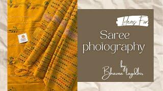 Saree photoshoot at home  home photography  saree photo style  website product photography