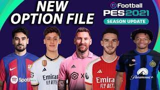 PES 2021 NEW OPTION FILE 2023-2024  SP FOOTBALL LIFE OPTION FILE