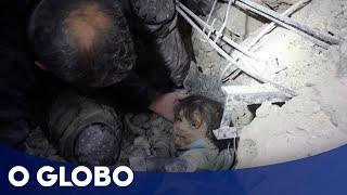 Terremoto na Turquia e na Síria Menina de um ano e meio é resgatada ilesa nos escombros