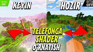 TELEFONDA MINECRAFTGA SHADER ORNATISHMINECRAFTGA SHADER QOYISH