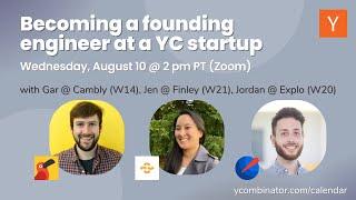 Becoming a founding engineer at a YC startup