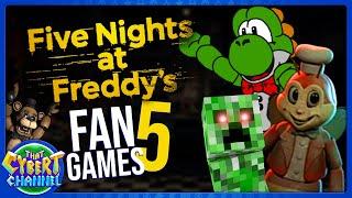 FNAF Fan Games 5 The Freddy Files Jollibees Phase 2 & More  That Cybert Channel