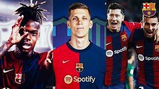 Barcelona Will Sign Nico Williams & Dani Olmo Hansi Flick Names Lewandowski & Ferran As His #9