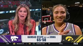  HUGE UPSET #2 Iowa Hawkeyes Lose To UNRANKED Kansas State Led By Ayoka Lee 22 Points & 12 Rebounds