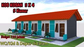 Desain Kos Kosan Minimalis 3 x 4