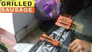 Sosis Bakar - Grilled Sausage  Pontianak Street Food