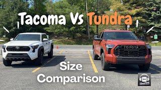 2024 Toyota Tacoma vs Tundra The ULTIMATE Size Comparison