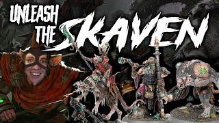 Skaventide Age of Sigmar launch box unboxing  With 360s of assembled Skaven too.