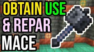 How To Get Repair & Use MACE In Minecraft