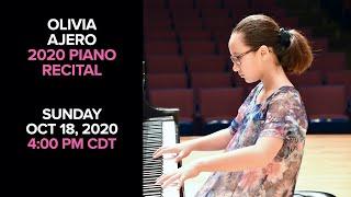 Olivia Ajero SFA Piano Recital 2020