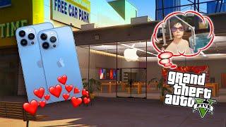 GTA 5 GERÇEK HAYAT  - iPhone 13 Pro Max aldım  Patron ile aşk kıvılcımları  #3