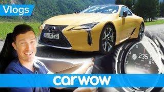 Lexus LC500 review - tested on the Autobahn and in the Alps  Mat Vlogs