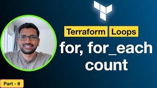 Terraform for loop for_each loop and count - Part 6