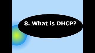 What is DHCP?