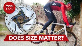 Does Size Matter?  GCN Tech Investigates The Best Disc Brake Rotor Size For A Road Bike