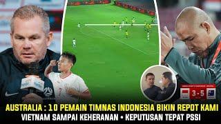 SEHARUSNYA INDONESIA YANG MENANG Pengakuan Jujur Pelatih Australia Saat Dibuat Repot Timnas U16