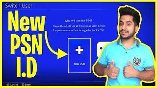 How to Set-up a new PS4  creating a new PSN I.D