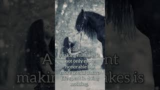 A life spent making mistakes is not only more honorable but.... #quotesaboutlife