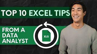Data Analysts Top 10 Excel Tips UNDER 5 MIN