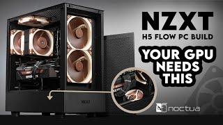 NZXT Changed The Game  H5 Flow Gaming PC Build  T120 Cooler  Noctua RTX 3070 7700X ProArt X670E