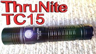 Thrunite TC15 review 2531 lumen cree XHP35.2 USB recharge 18650 Trailtrek