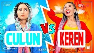 Tantangan Panas vs Dingin  Musikal tentang Cewek Keren vs Culun oleh Dunia La La Video Musik